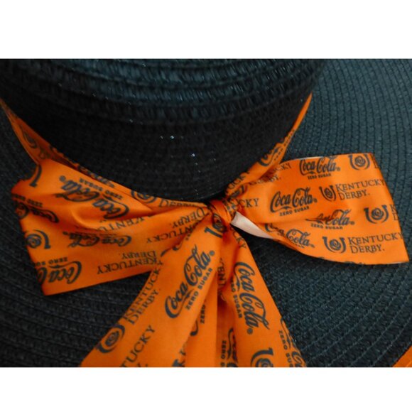 San Francisco Giants, Coca Cola, and Kentucky Derby Straw Hat Black Beach Sun Ha